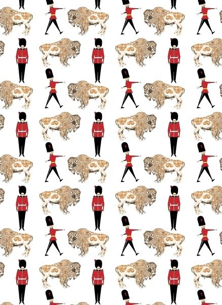 Detail of Buffalo Soldier, 2015 by Beth Travers