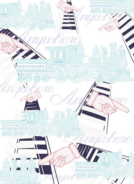 Detail of Don't Stop Believin', 2015 by Beth Travers