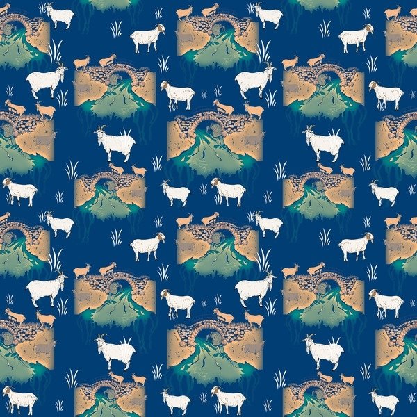 Detail of Billy Goat Gruff, 2015 by Beth Travers