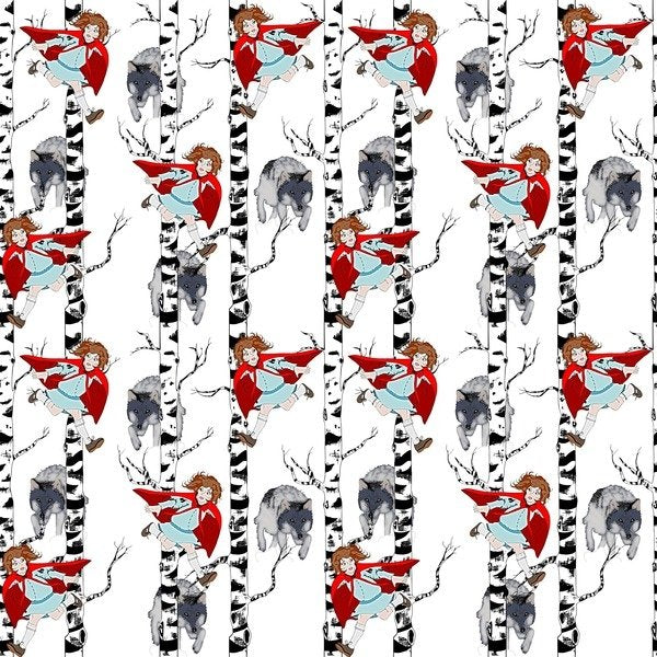 Detail of Little Red Riding hood, 2015 by Beth Travers