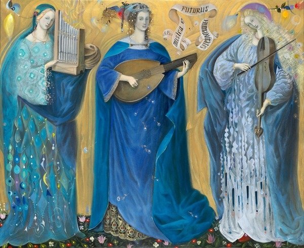 Detail of Meditations on the Holy Trinity - after the music of Olivier Messiaen, 2007 by Annael Anelia Pavlova