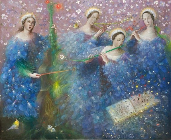 Detail of Song of the Goddess Natura - after the music of Max Reger, 2013 by Annael Anelia Pavlova