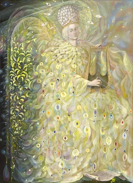Detail of The Angel of Wisdom, 2009 by Annael Anelia Pavlova