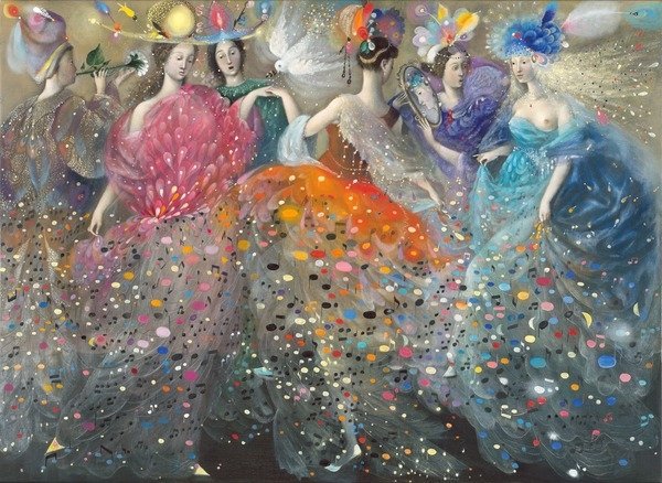 Detail of Dance of the Muses, 2009 by Annael Anelia Pavlova