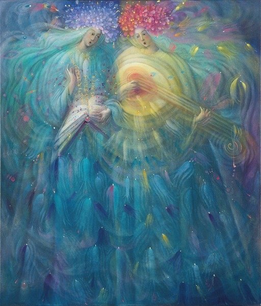 Detail of Laudabo te Domine in aeternum, 2012 by Annael Anelia Pavlova