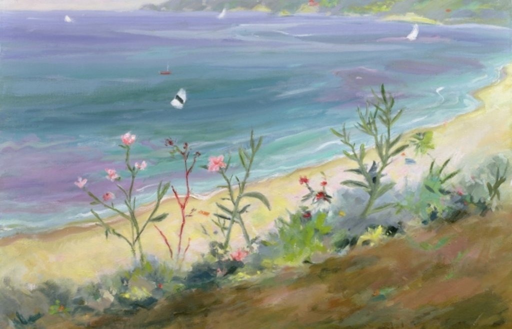 Detail of Agios Gordios, Corfu, Greece by Anne Durham