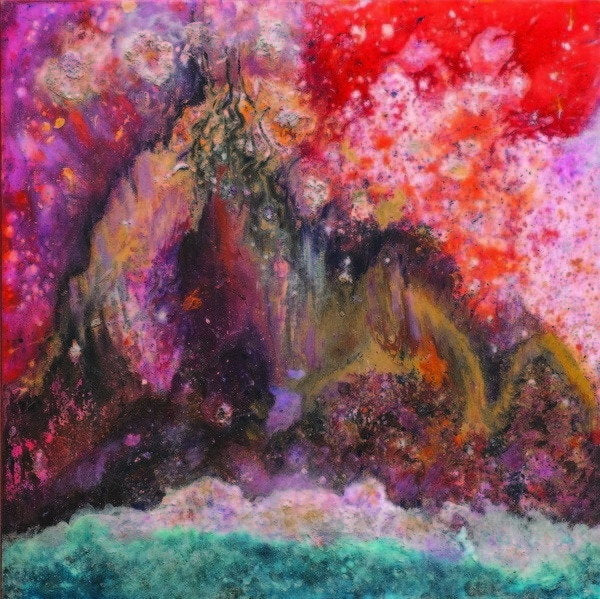 Detail of Celestial Mountain, 2006 by Carolyn Mary Kleefeld