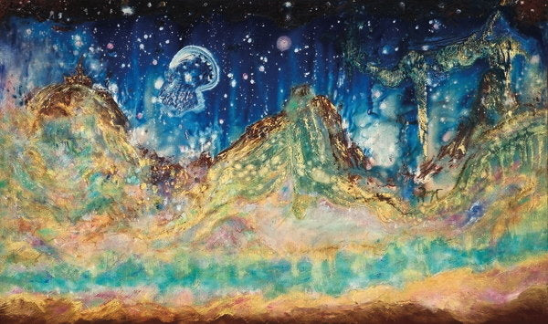 Detail of Dream Of Ithaca, 2005 by Carolyn Mary Kleefeld