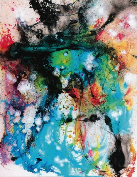 Detail of Transfaces, 1986 by Carolyn Mary Kleefeld