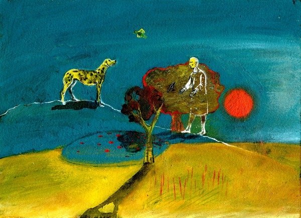 Detail of Still Blue Moment, 2004 by Gigi Sudbury