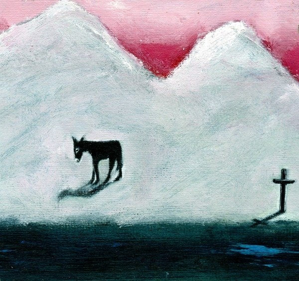 Detail of Donkey and Cross, 2003 by Gigi Sudbury