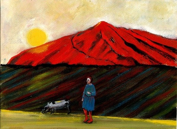 Detail of I Brought My Pig Home, 2004 by Gigi Sudbury