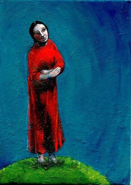 Detail of Study for the Mother of Christ after the Crucifixion, 2004 by Gigi Sudbury