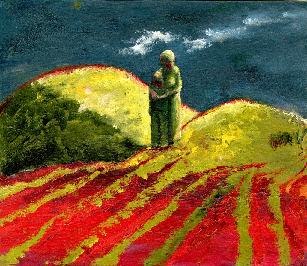 Detail of Red Earth, 2015 by Gigi Sudbury