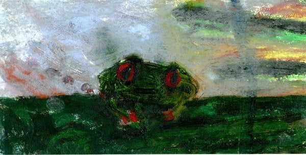 Detail of Toad, 2005 by Gigi Sudbury