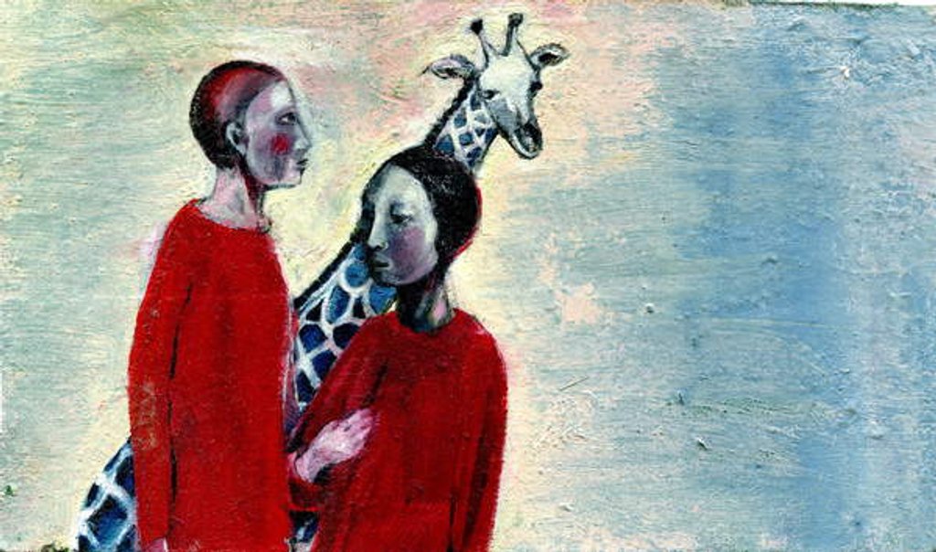 Detail of Giraffe Day, 2019 by Gigi Sudbury