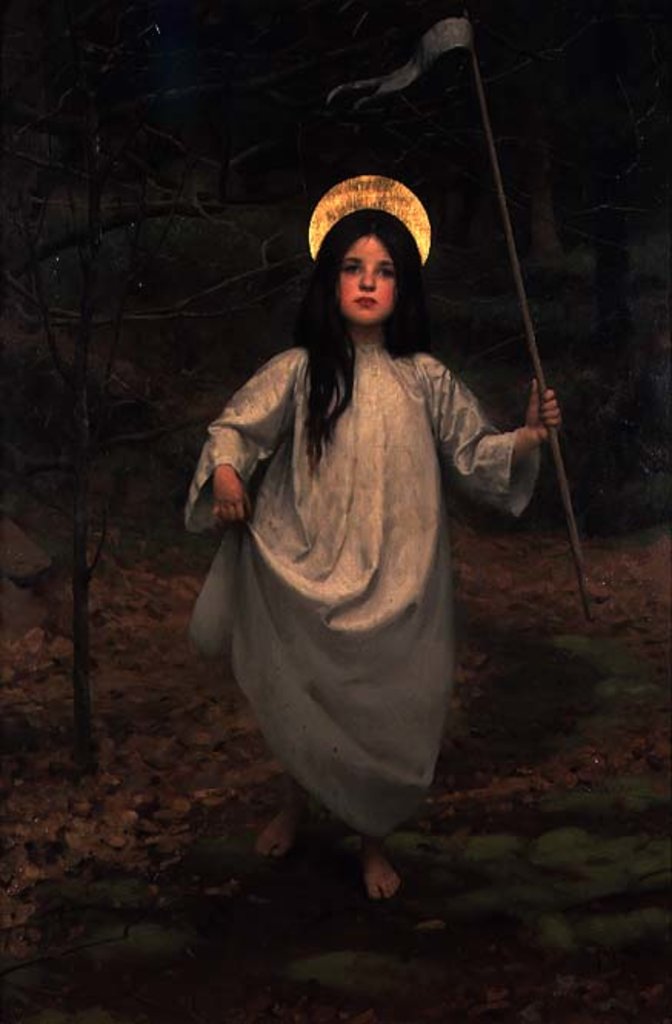 Detail of The Flag, 1910 by Thomas Cooper Gotch