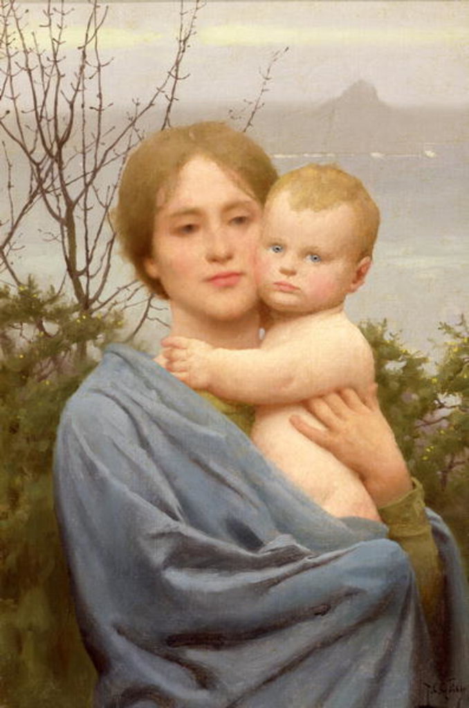 Detail of Madonna of the Mount by Thomas Cooper Gotch