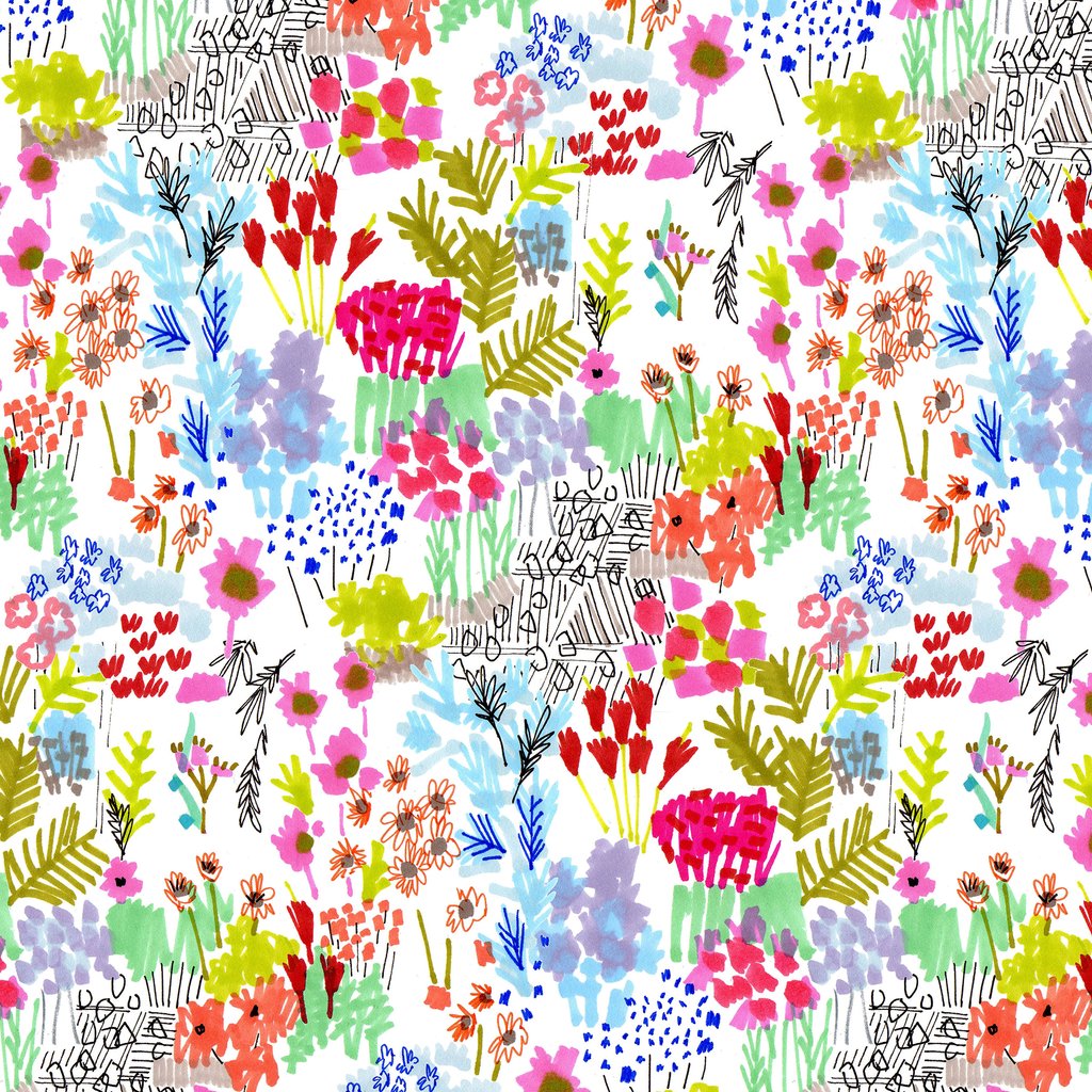 Detail of Bouquet Garden, 2015 by Jo Chambers