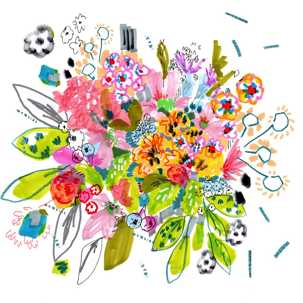 Detail of Bloom, 2014 by Jo Chambers