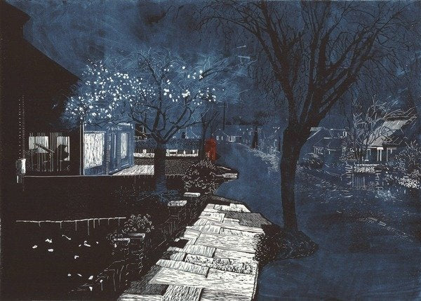 Detail of Sound of music in suburbia, 2012 by Catherine Sutcliffe-Fuller