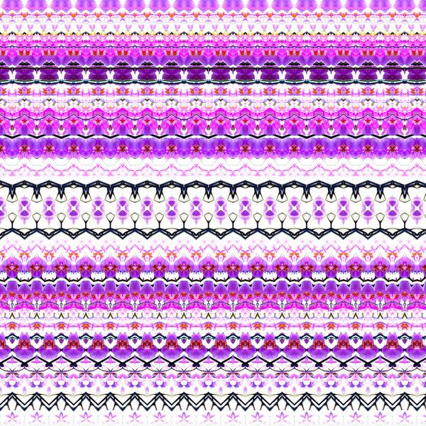 Detail of Orchid Stripe, 2015 by Robyn Parker