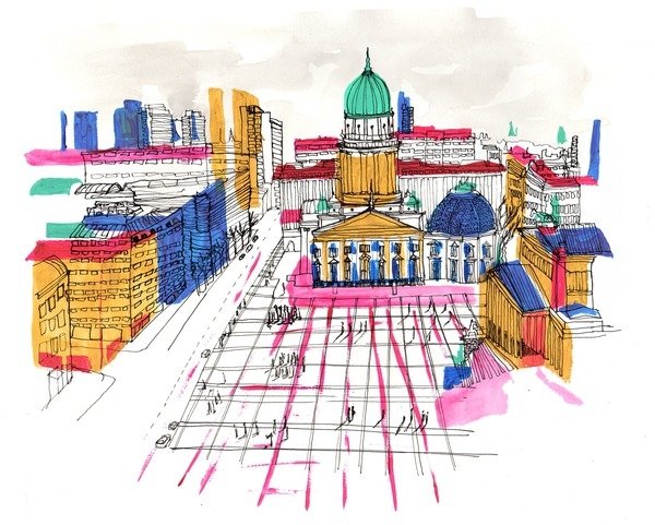 Detail of Berlin, 2015 by Charlotte Orr