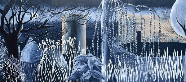 Detail of Oxford Castle and the Enchanted Forest, 2014 by Charlotte Orr