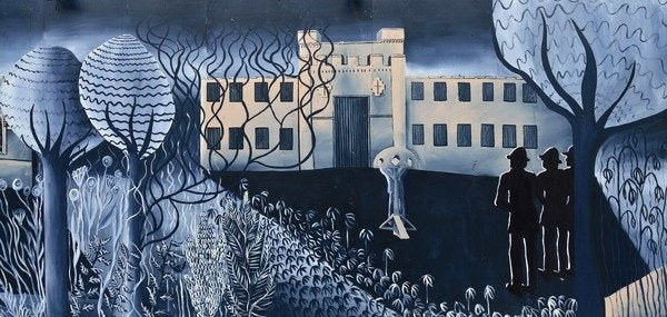 Detail of Oxford Castle and the Enchanted Forest, 2014 by Charlotte Orr