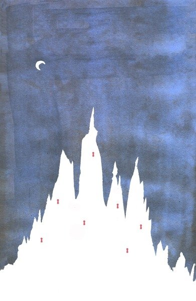 Detail of Bluebeard's Castle, 2013 by Charlotte Orr