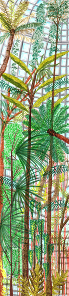 Detail of Botanic Garden, 2017 by Charlotte Orr