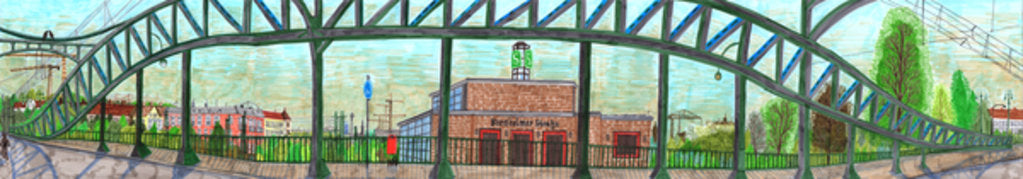 Detail of Bornholmer Strasse, 2017 by Charlotte Orr