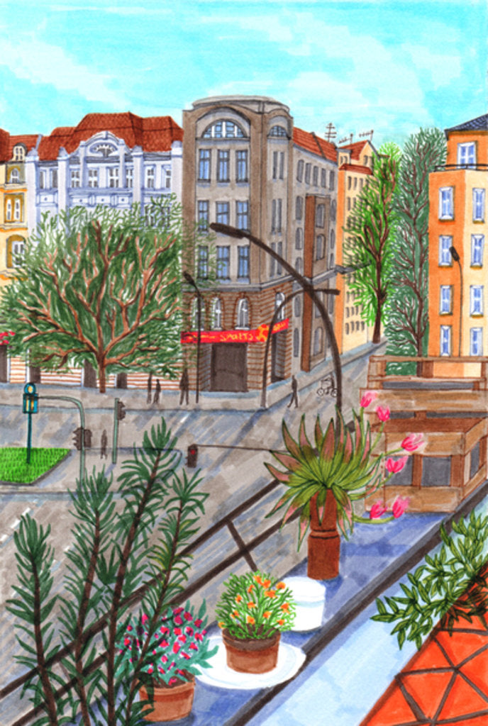 Detail of Sonnenallee, Berlin, 2017 by Charlotte Orr