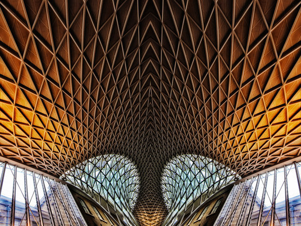 Detail of Kings Cross Departure Hall, 2014 by Ant Smith