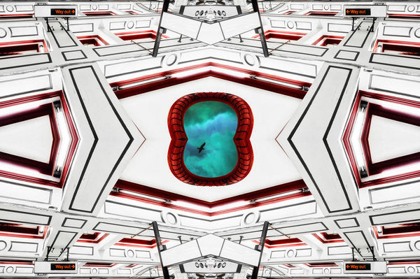 Detail of Ceiling portal sky bird, 2014 by Ant Smith