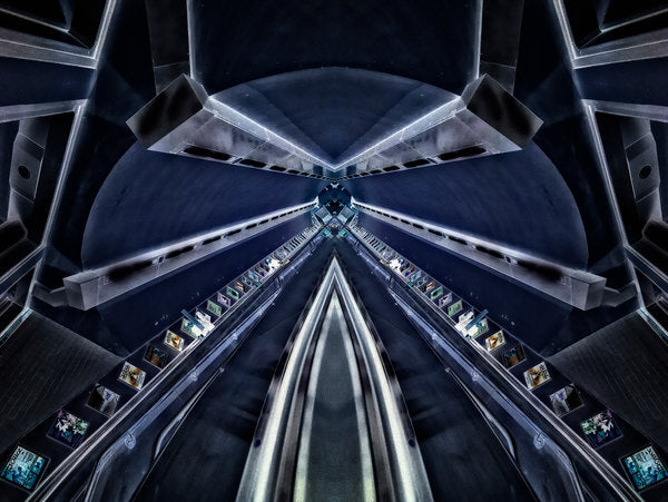 Detail of Blue Tunnel, 2014 by Ant Smith