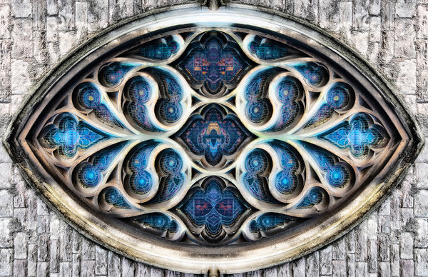 Detail of Gothic window eye, 2014 by Ant Smith