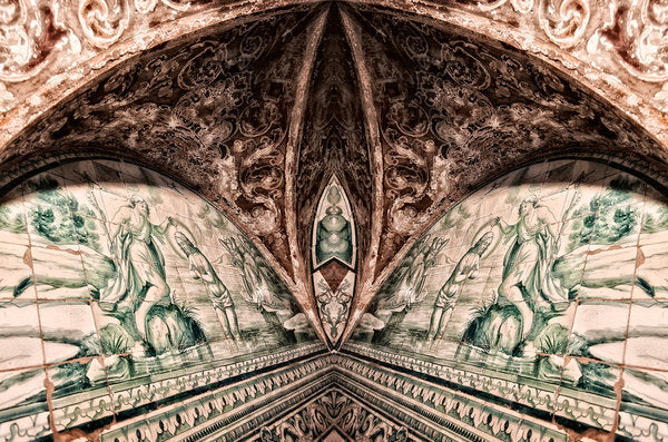 Detail of Crypt Tiles, 2015 by Ant Smith