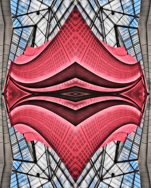 Detail of Steel Lips, 2015 by Ant Smith