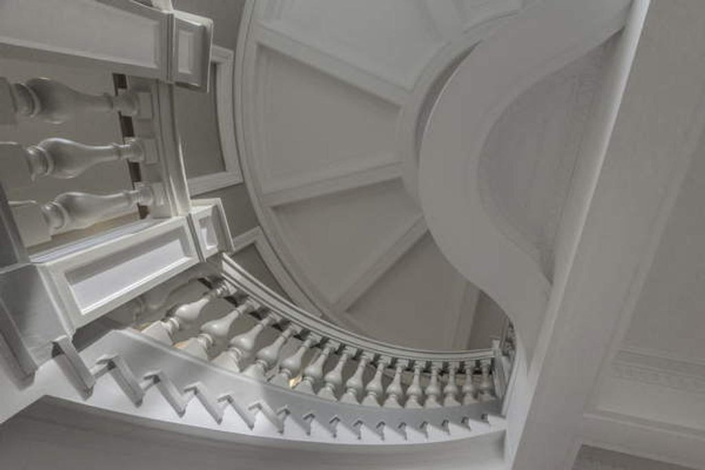 Detail of White Staircase, 2018, by Ant Smith