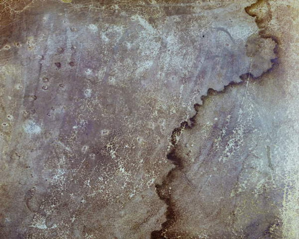 Detail of Other Worlds No 3 - Patterns in Seat Leather, 2018 by Ant Smith