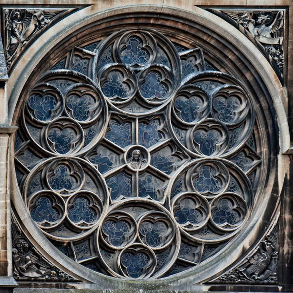 Detail of Rose Window, 2020 by Ant Smith