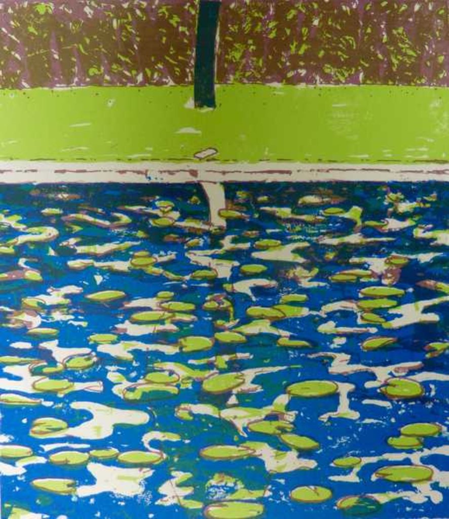 Detail of Pool, 2015 by Luke Elwes