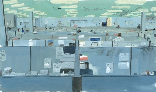 Detail of The Fugitive, 2012 by Grace Helmer