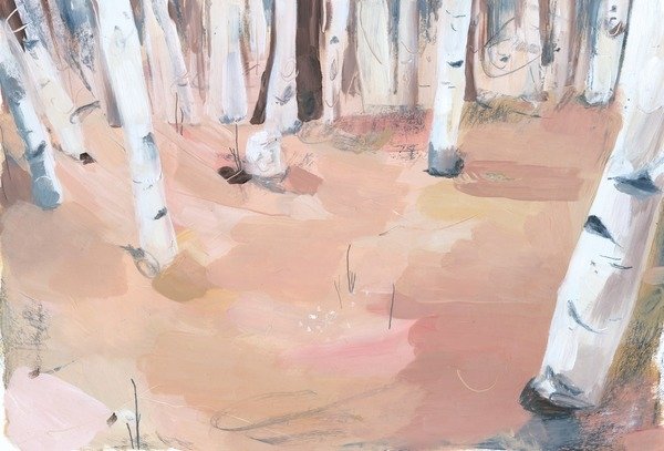 Detail of One Night, 2012 by Grace Helmer