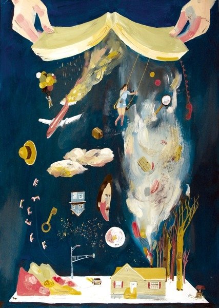 Detail of What Next? 2012 by Grace Helmer