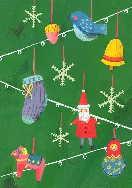 Detail of Christmas Decorations, 2013 by Grace Helmer