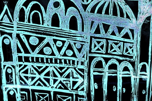 Detail of Jerusalem by Joy Lions