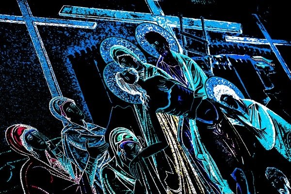 Detail of Loving Arms by Joy Lions