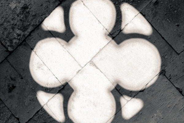 Detail of Cloister Cross by Joy Lions